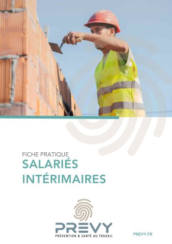 Livret interimaires PREVY 1 - - Fiche - Livret salariés intérimaires - PREVY Prévention & Santé au Travail