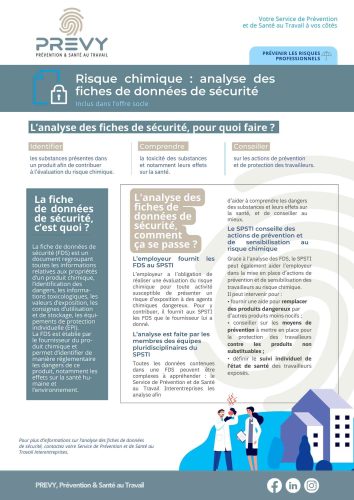 PRE FICHES A4 risques chimiques.pdf 1 - - Fiche - Risque chimique : analyse des fiches de données de sécurité - PREVY Prévention & Santé au Travail