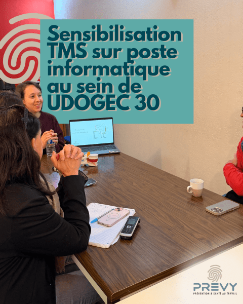 Interview avec UDOGEC à l'occasion de la sensibilisation des salariés sur la prévention troubles musculosquelettiques sur poste informatique 2 1