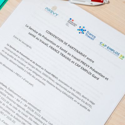 Signature d’une convention tripartite inédite entre PREVY, FRANCE TRAVAIL et CAP EMPLOI Gard pour renforcer le maintien en emploi dans le Gard 3 _1466036