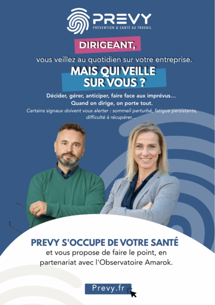Flyer Amarok e sante PREVY - - Fiche - Amarok - santé des dirigeants - PREVY Prévention & Santé au Travail