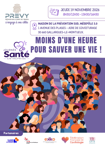 Flyer journee sante entreprise Final - - Journée Santé Entreprise - Jeudi 19 novembre 2026 - PREVY Prévention & Santé au Travail
