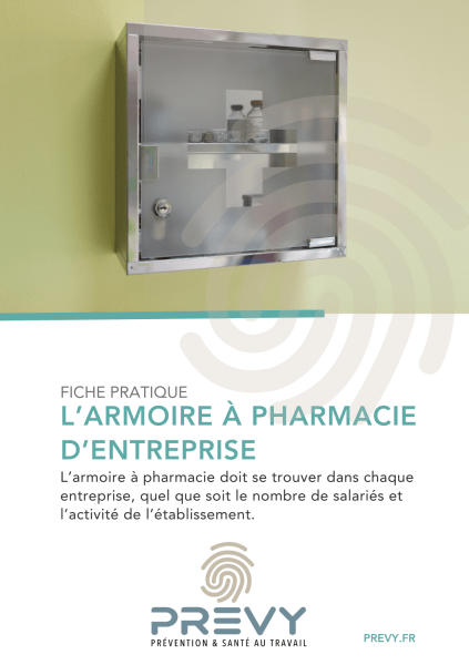 Livret Trousses a pharmacie - - Livret PREVY - Trousse à pharmacie - PREVY Prévention & Santé au Travail