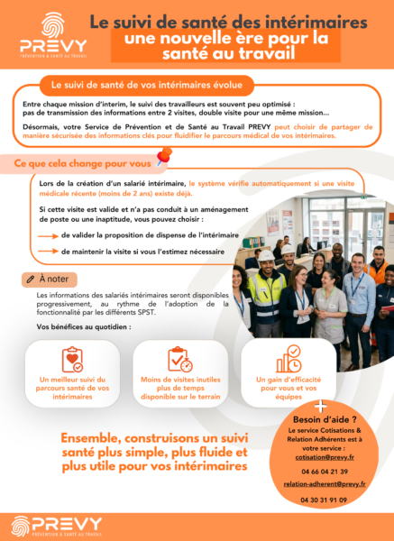 PREVY Flyer special interoperabilite interimaire special agence emploi 1 - - Flyer - Interopérabilité intérimaire - spécial agence d'emploi - PREVY Prévention & Santé au Travail
