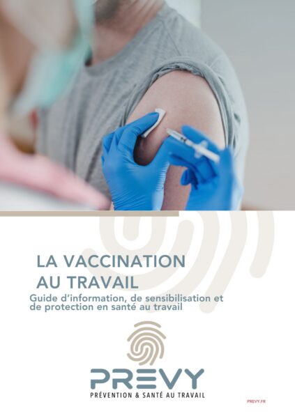 Vignette livret prevy vaccination - prevy - Livret PREVY - La vaccination au travail - PREVY Prévention & Santé au Travail