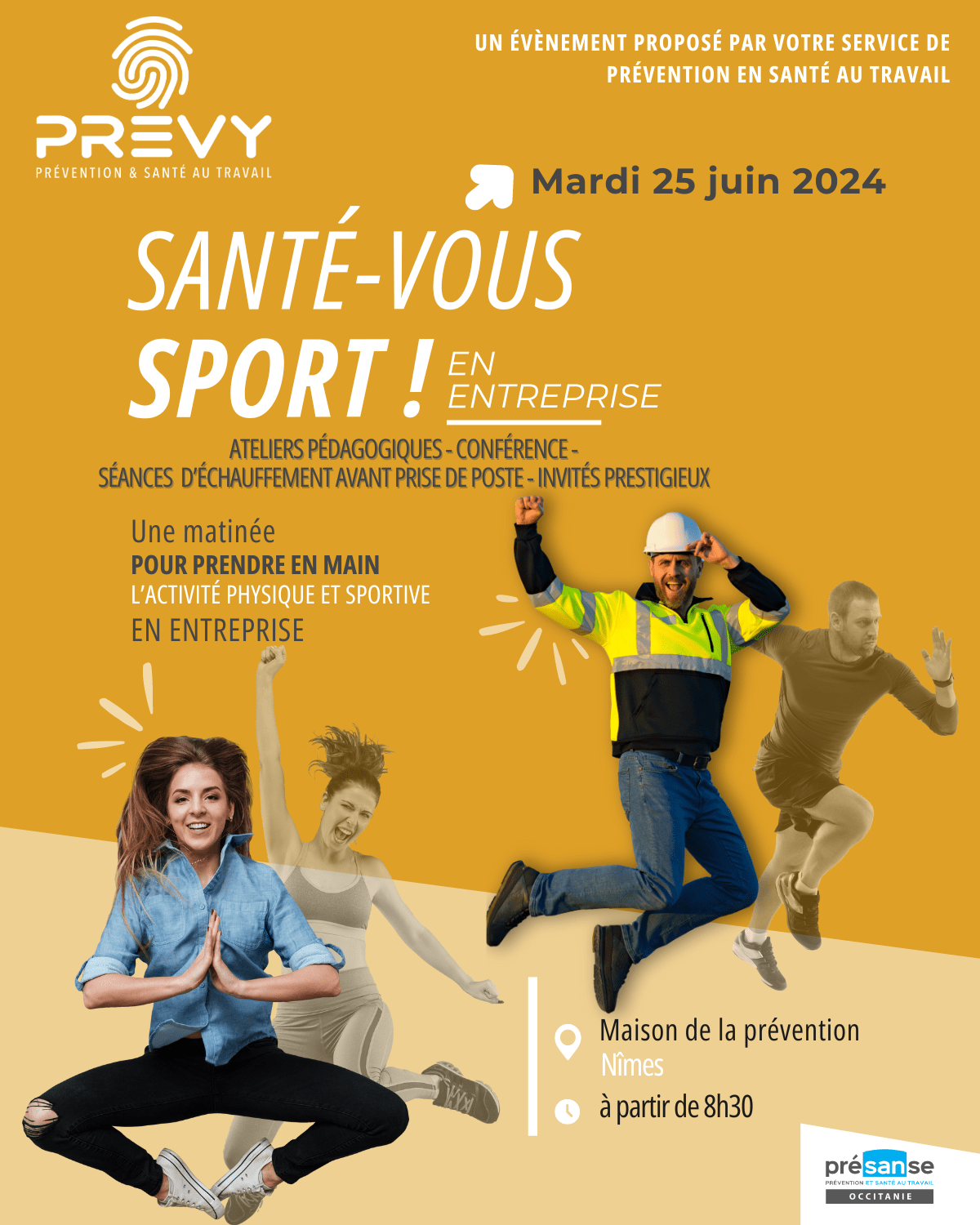 Santé-vous sport en entreprise ! L'évènement unique à la Maison de la Prévention 1 bouger même en entreprise