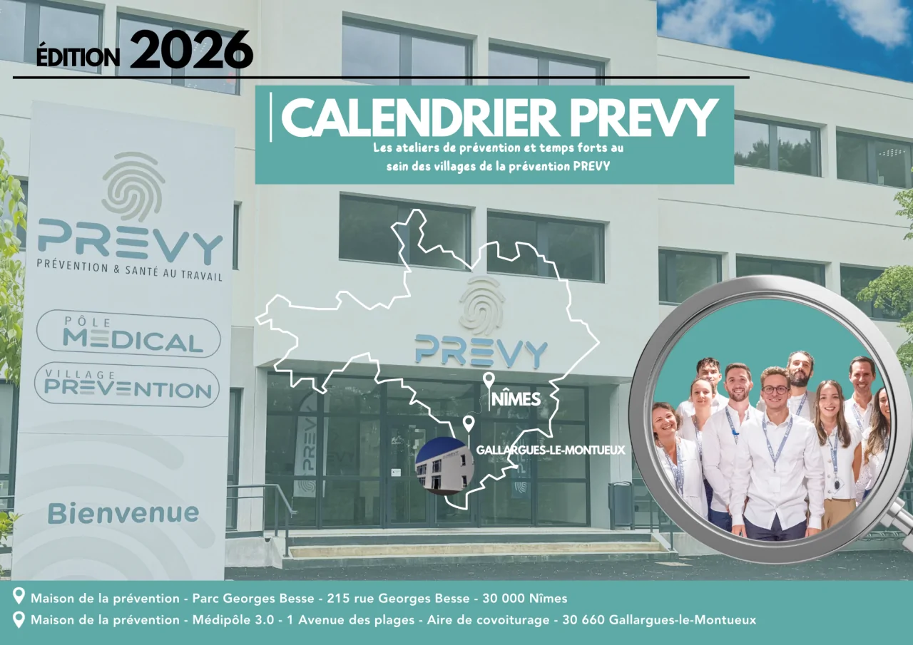 calendrier des ateliers de prevention 2026 - - Calendrier des ateliers de prévention PREVY 2026 - PREVY Prévention & Santé au Travail